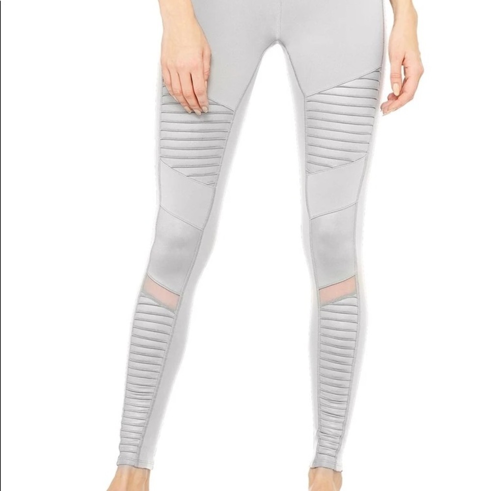 ALO YOGA Moto Leggings Grey XS